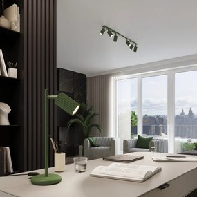 Lampada da tavolo verde (altezza totale 43 cm) Gleam – Sollux