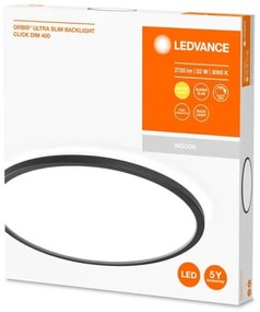 Ledvance - Plafoniera LED dimmerabile ORBIS LED/22W/230V nero