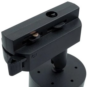 Faretto MICA per sistema a binario 1xGU10/25W/230V Monofase nero