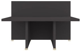 Tavolino da salotto grigio 111,5x50x33 cm in legno multistrato