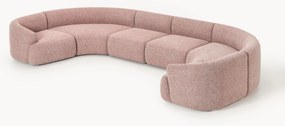 Divano angolare XL componibile in bouclé Sofia