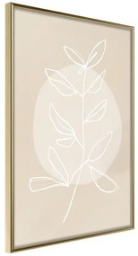 Poster  Pastel Plant  Cornice Quadri Cornice d'oro, Larghezza x Altezza Home decor 20x30