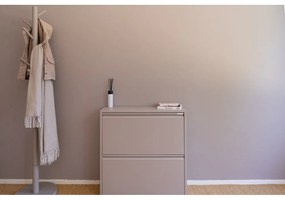 Scarpiera in metallo grigio-beige Billy - Spinder Design