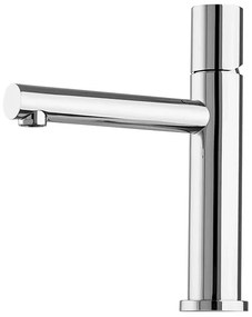Miscelatore lavabo cromo senza leva in acciaio inox Gemini