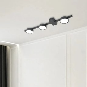 Plafoniera LED JOY 3xGX53/6W/230V nero