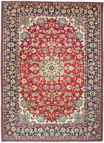Najafabad Tappeto 270 x 370 Rosso (Iran) Annodato A Mano