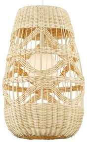 Lampadario a sospensione con filo ARONA 1xG9/9W/230V diametro 25 cm rattan