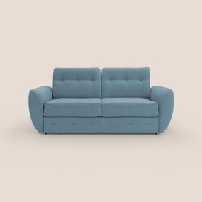 Zeus Divano letto scandinavo con schienale alto in tessuto impermeabile T02 carta da zucchero