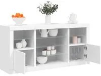 Credenza con Luci LED Bianca 142,5x37x67 cmcod mxl 85769