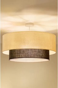 Brilagi - Plafoniera LED STILE BOHO 3xE27/15W/230V Ø 60 cm crema/marrone