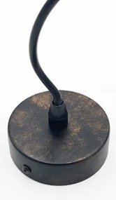 Brilagi - Lampadario LED sospeso su cavo RIDDY 1xE27/60W/230V rame/patina