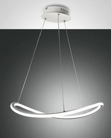 Lampadario LED moderno Tirreno bianco, LA MIA LUCE