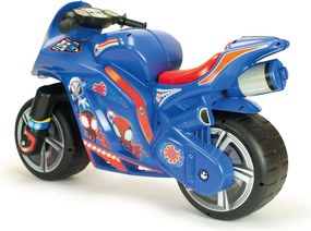 Moto Cavalcabile per Bambini 4-7 anni a Spinta Marvel Spidey 99x39x61 cm fino a 50 kg con Maniglia di Trasporto Blu...