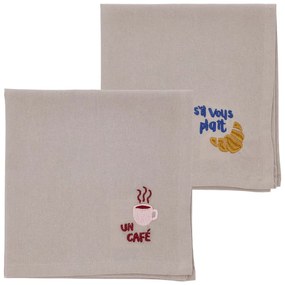 Set di tovaglioli in tessuto 2 pz 40x40 cm Bistro – Södahl