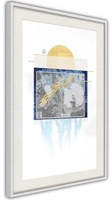 Poster  The Coldest Continent  Cornice Quadri Cornice d'oro con passe-partout, Larghezza x Altezza Home decor 20x30