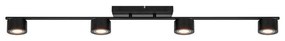 Nordlux - Clyde 4-Rail Plafoniera Black Nordlux