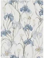Sandberg Tapete Iris - Sky Blue