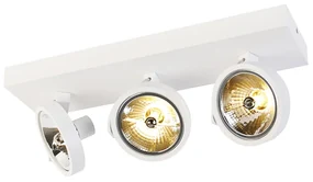 Faretto di design bianco orientabile 3 luci - Go
