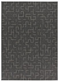 Tappeto da esterno grigio scuro 130x190 cm Breeze - Universal