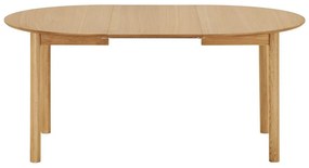 Tavolo da pranzo rotondo con effetto rovere allungabile con estensione ø 120 cm Bundaberg – House Nordic