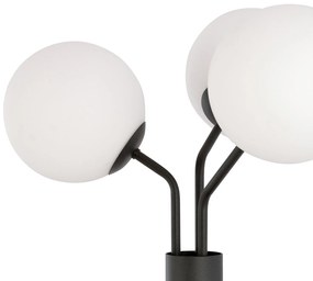 Piantana Moderno Orione Acciaio Nero 3 Luci E14 Ip20