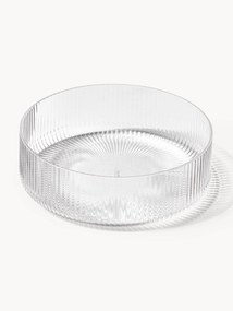 Set di 4 ciotole da portata in vetro soffiato con struttura millerighe Ripple