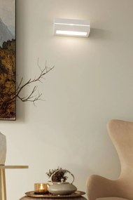 Applique da parete in Gesso VEGA LINE E27 Pitturabile da interno