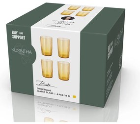 Set di bicchieri 4 pz 280 ml Kusintha – Bitz