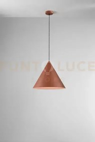 Sospensione in metallo terracotta opaco iconic 1 luce attacco e27 d...