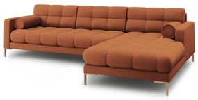 Divano angolare color mattone (angolo destro) Bali - Cosmopolitan Design