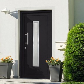 Porta Di Ingresso Antracite 98x208 Cm /