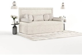 Letto singolo imbottito crema 80x200 cm Scala - Maison de Rêve