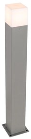 Lampada da terra da esterno moderna grigia 70 cm IP44 - Denmark