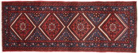 Tappeto 80x220 Blu (Iran) Annodato A Mano