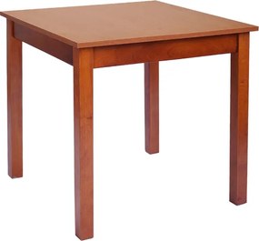 Tavolo fisso in legno con gamba quadrata RISTORANTE misura 80x80 CILIEGIO