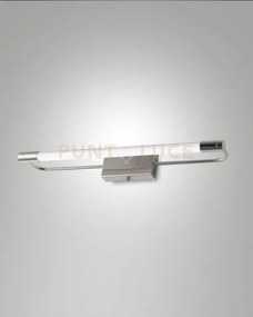 Rapallo applique cromo l.40cm in metallo e metacrilato a led 3000k ...