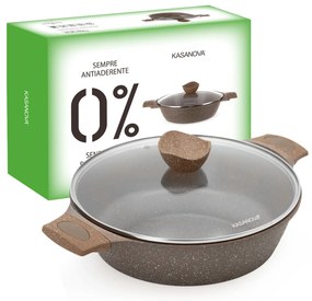 0% GRASSI TEGAME 28 CM, CON COPERCHIO