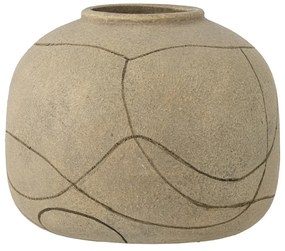 Tikamoon - Vaso in terracotta Niza da 20 cm, naturale