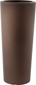 Vaso Ø30x68 cm in Polietilene Tulli Schio Cono Essential 70  Bronzo...