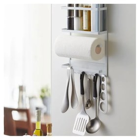 Grande cremagliera magnetica bianca da cucina Tower - YAMAZAKI