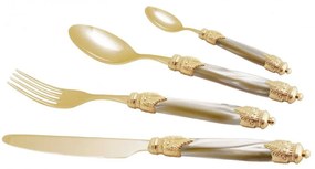 Set di Posate Oro Pvd Arianna Oro 24pz - Rivadossi Sandro