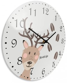 Simpatico orologio da parete con cervo