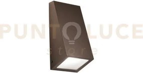 Applique popup bronzo in metallo ip44 1 luce attacco e27 118x104x247mm