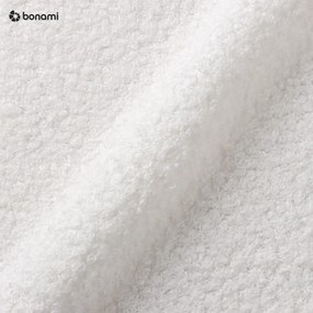 Sgabello in tessuto bouclé bianco Miuf - Miuform