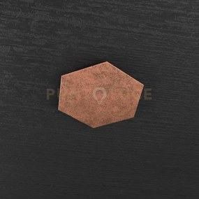 Hexagon applique-plafoniera decorativo foglia rame 1142-1d-fr