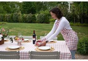 Guanto da forno in cotone Gingham – Tiseco Home Studio