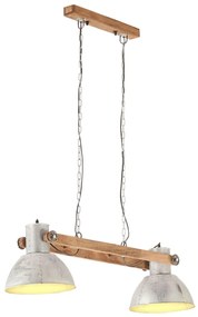 Lampada A Sospensione Industriale 25 W Argento 109 Cm E27 /