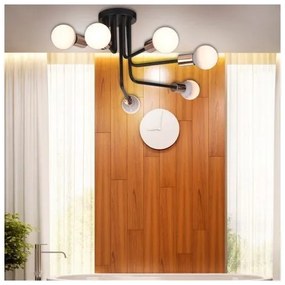 Lampadario a plafone SPILL 6xE27/60W/230V