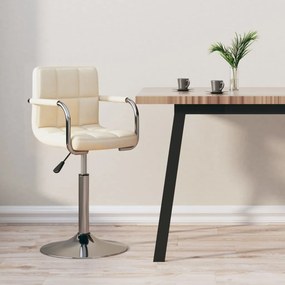 Sgabello Da Bar Crema İn Tessuto /