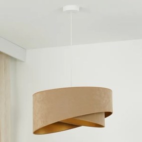 Brilagi - Lampadario LED a sospensione con filo LYRA 1xE27/15W/230V marrone/oro